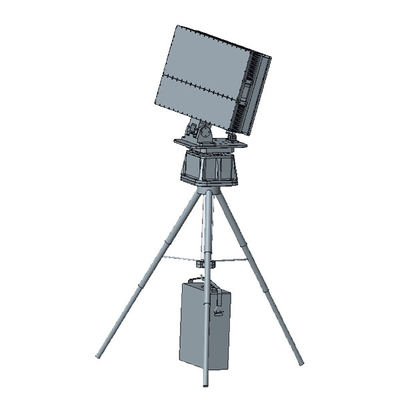 Phased Array Three Coordinate Border Radar System Ku Band Solid State Design