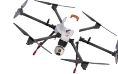Wielofunkcyjny bezprzewodowy dron bezprzewodowy z sześcioma wirami 10m/s