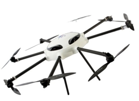 Osiem wirników 25kg poziom wielofunkcyjny dron do przenoszenia ładunku lub badań terenowych